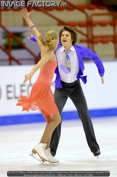 2013-02-27 Milano - World Junior Figure Skating Championships 0054 Alexandra Sepanova-Ivan Bukin RUS